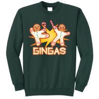 Gingas Gingerbread Ninja Men Tall Sweatshirt