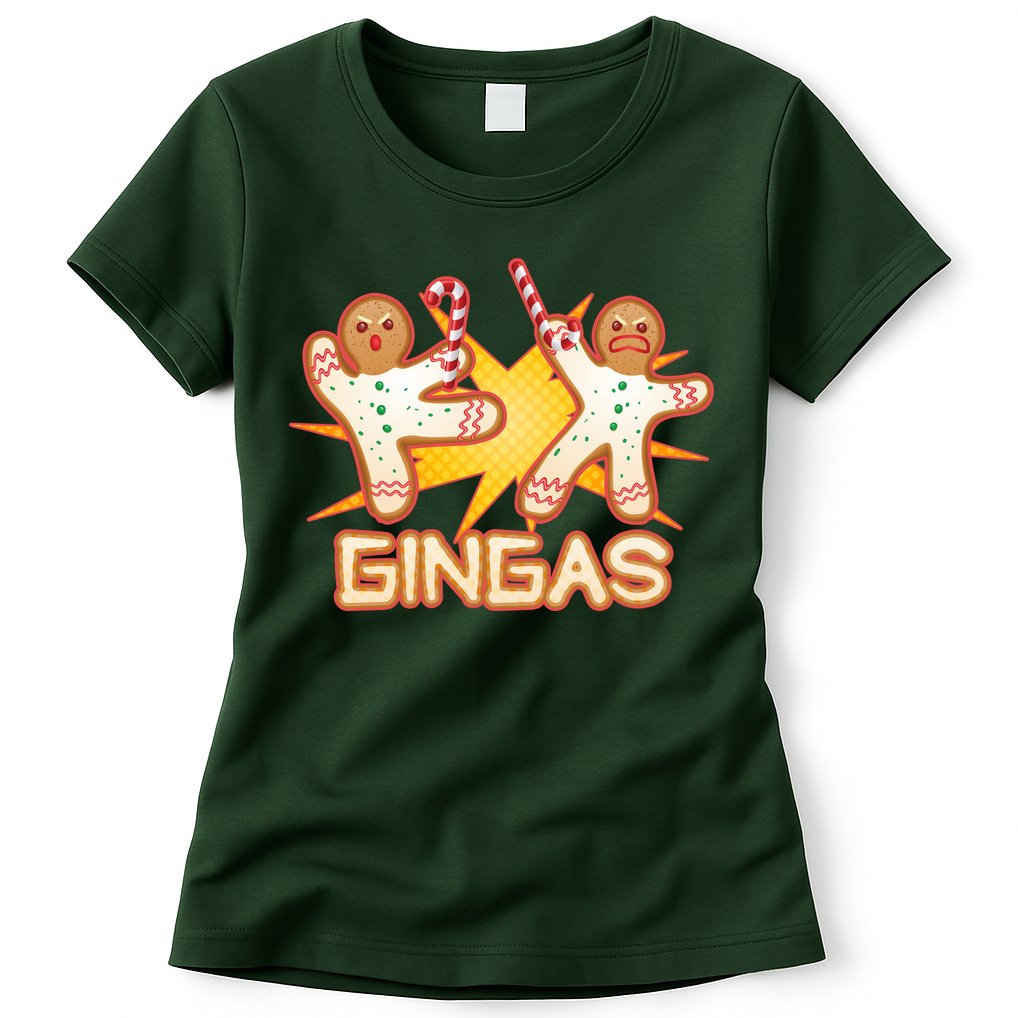 Gingas Gingerbread Ninja Men Womens T-Shirt