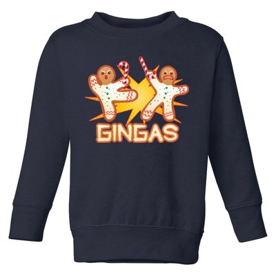 Gingas Gingerbread Ninja Men Toddler Sweatshirt