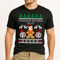 Ginger Beard Man Ugly Christmas Sweater Cooling Performance Crew T-Shirt