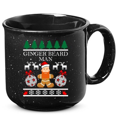 Ginger Beard Man Ugly Christmas Sweater 15oz Campfire Ceramic Mug