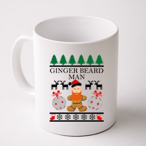 Ginger Beard Man Ugly Christmas Sweater Coffee Mug