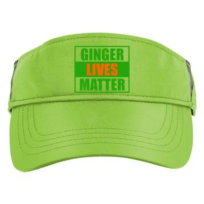 Ginger Lives Matter - St Patricks Day Adult Drive Performance Visor