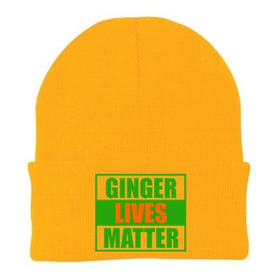 Ginger Lives Matter - St Patricks Day Knit Cap Winter Beanie