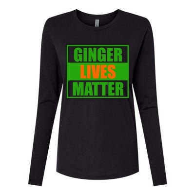 Ginger Lives Matter - St Patricks Day Womens Cotton Relaxed Long Sleeve T-Shirt