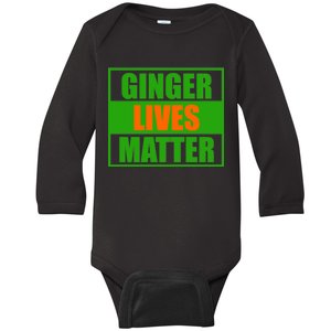 Ginger Lives Matter - St Patricks Day Baby Long Sleeve Bodysuit