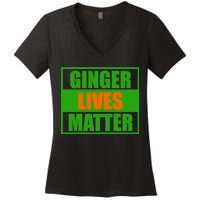 Ginger Lives Matter - St Patricks Day Women's V-Neck T-Shirt