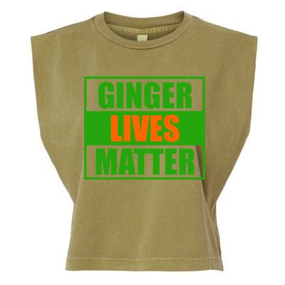 Ginger Lives Matter - St Patricks Day Garment-Dyed Women's Muscle Tee