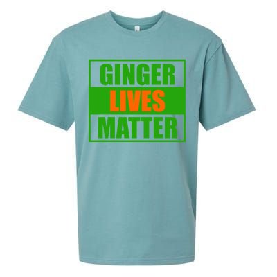 Ginger Lives Matter - St Patricks Day Sueded Cloud Jersey T-Shirt