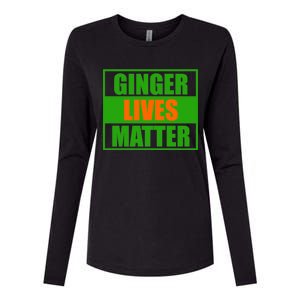 Ginger Lives Matter Womens Cotton Relaxed Long Sleeve T-Shirt