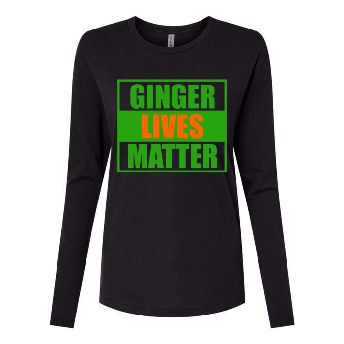 Ginger Lives Matter Womens Cotton Relaxed Long Sleeve T-Shirt