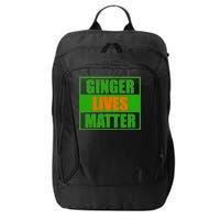 Ginger Lives Matter City Backpack