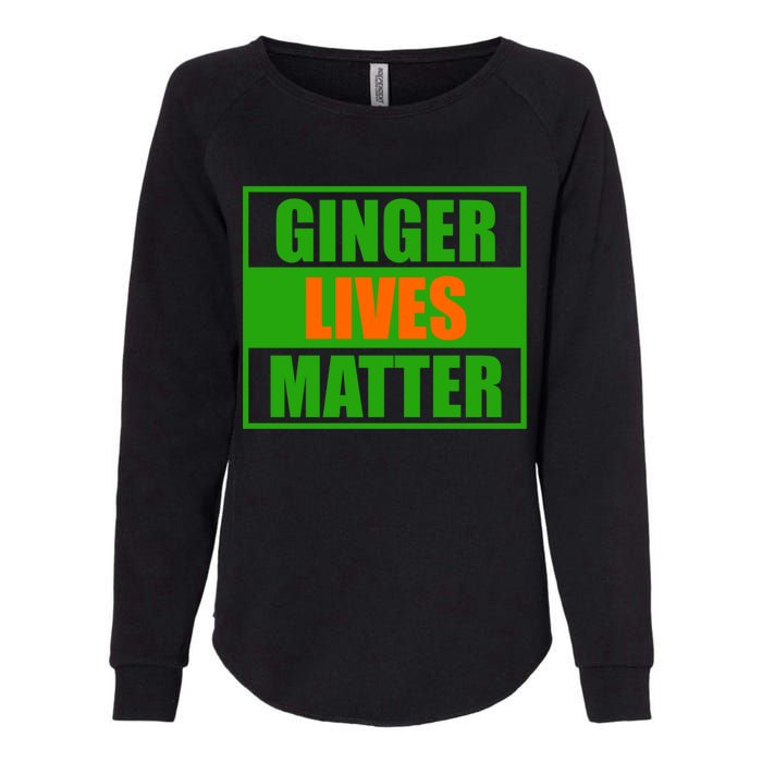 Ginger Lives Matter Womens California Wash Sweatshirt