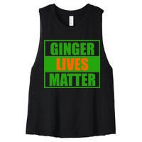 Ginger Lives Matter Women's Racerback Cropped Tank