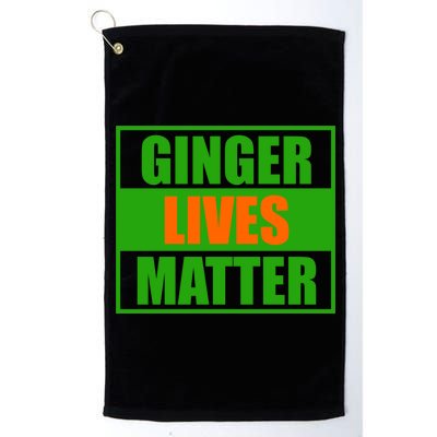 Ginger Lives Matter Platinum Collection Golf Towel