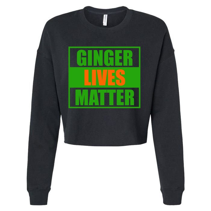 Ginger Lives Matter Cropped Pullover Crew