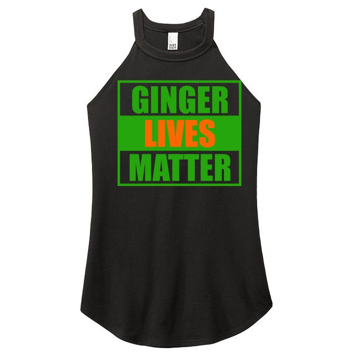 Ginger Lives Matter Women's Perfect Tri Rocker Tank