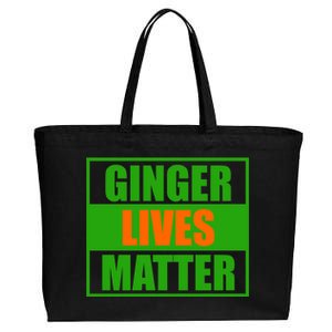 Ginger Lives Matter Cotton Canvas Jumbo Tote