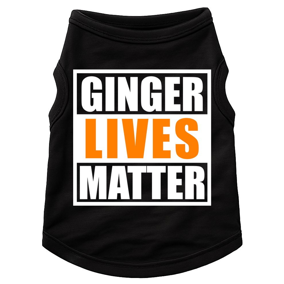 Ginger Lives Matter Funny Irish St Patrick's Day Doggie Tank
