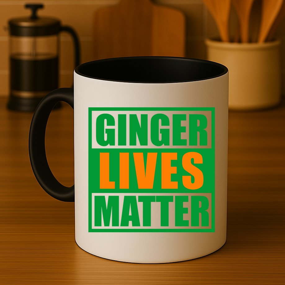 Ginger Lives Matter Funny Irish St Patrick's Day Mug