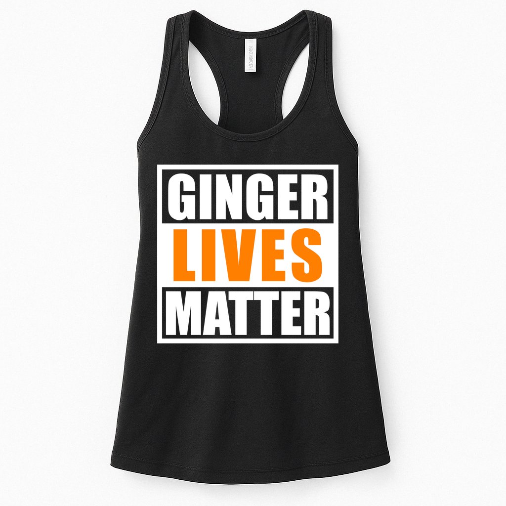 Ginger Lives Matter Funny Irish St Patrick's Day Womens Tank Top