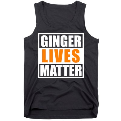 Ginger Lives Matter Funny Irish St Patrick's Day Tank Top