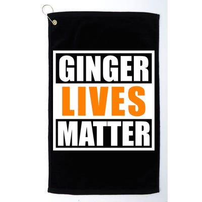Ginger Lives Matter Funny Irish St Patrick's Day Golf Towel