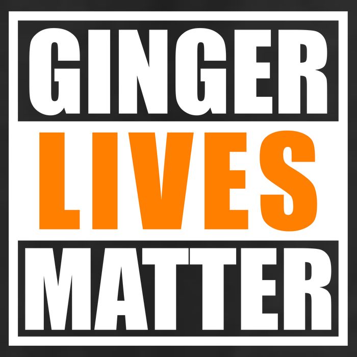 Ginger Lives Matter Funny Irish St Patrick's Day Golf Towel