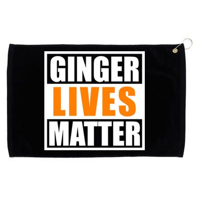 Ginger Lives Matter Funny Irish St Patrick's Day Grommeted Golf Towel