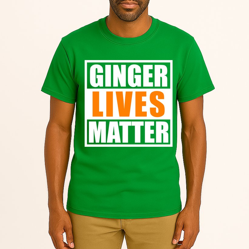 Ginger Lives Matter Funny Irish St Patrick's Day Tall T-Shirt