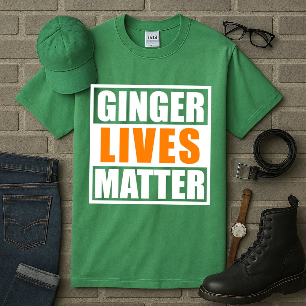 Ginger Lives Matter Funny Irish St Patrick's Day Tall T-Shirt