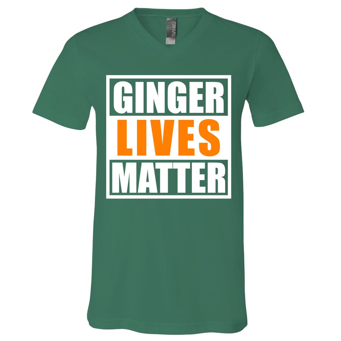 Ginger Lives Matter Funny Irish St Patrick's Day V-Neck T-Shirt