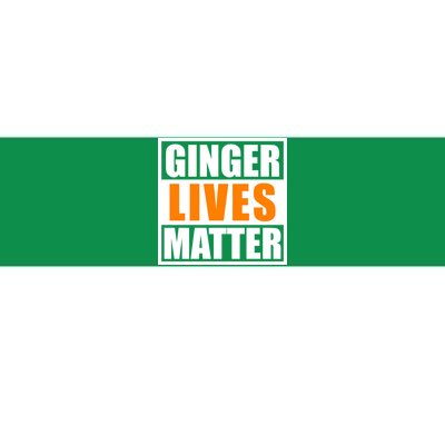 Ginger Lives Matter Funny Irish St Patrick's Day Bumper Sticker