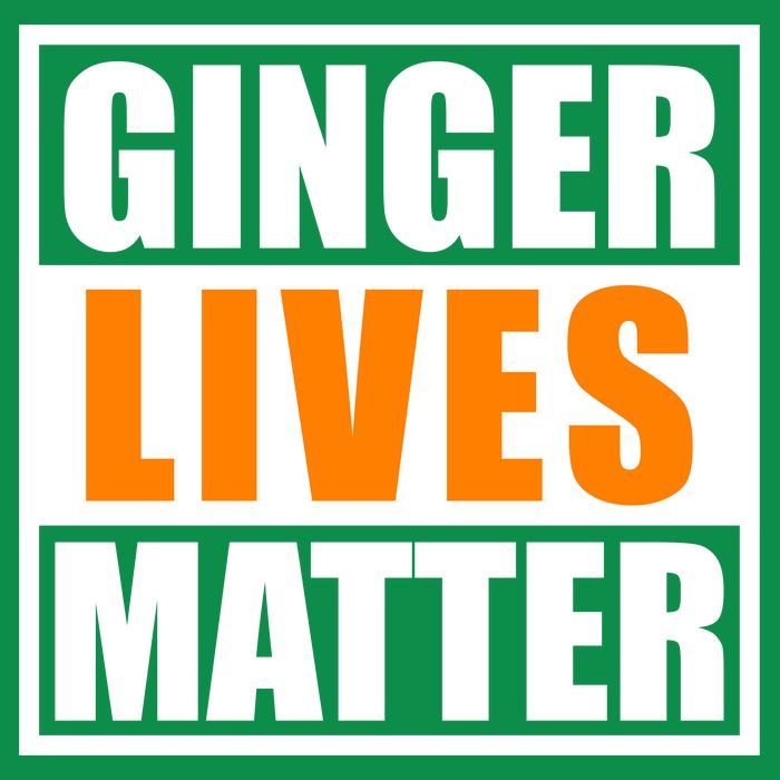 Ginger Lives Matter Funny Irish St Patrick's Day Women's V-Neck T-Shirt