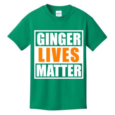 Ginger Lives Matter Funny Irish St Patrick's Day Kids T-Shirt