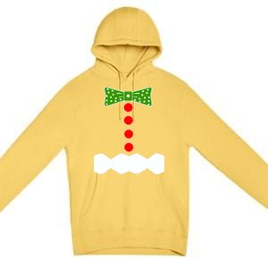 Gingerbread Christmas Costume Premium Pullover Hoodie