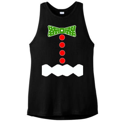 Gingerbread Christmas Costume Ladies PosiCharge Tri-Blend Wicking Tank