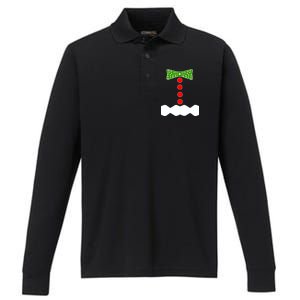 Gingerbread Christmas Costume Performance Long Sleeve Polo