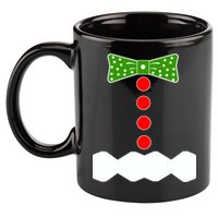 Gingerbread Christmas Costume 11oz C Handle Ceramic Mug