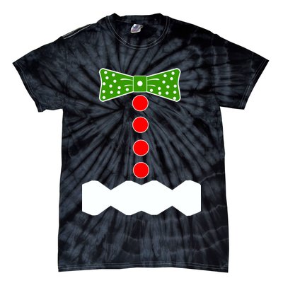 Gingerbread Christmas Costume Tie-Dye T-Shirt