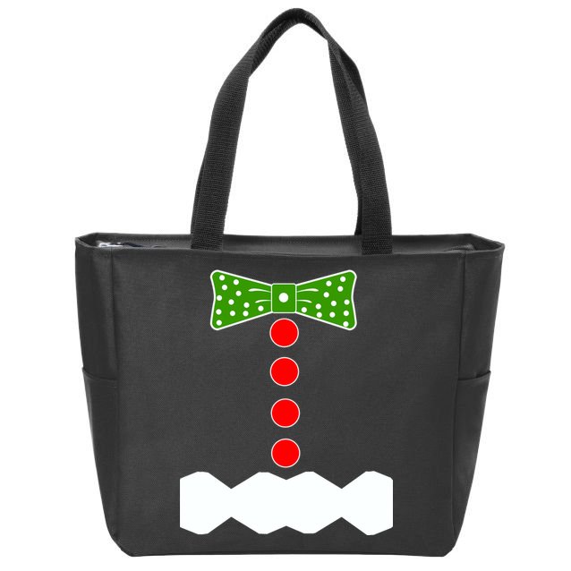 Gingerbread Christmas Costume Zip Tote Bag