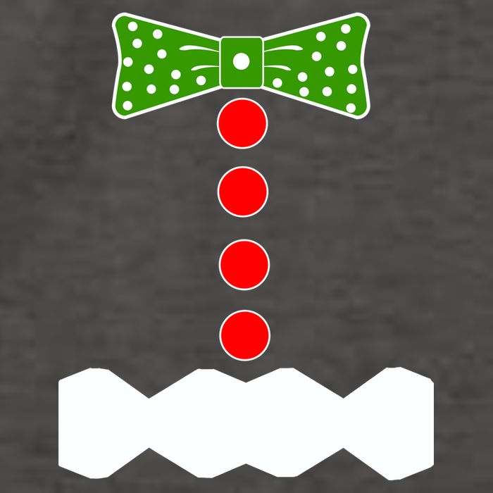Gingerbread Christmas Costume Vector Backpack