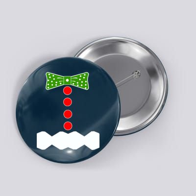 Gingerbread Christmas Costume Button