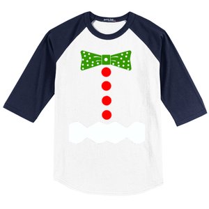 Gingerbread Christmas Costume Baseball Sleeve Shirt