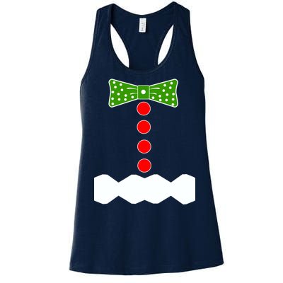 Gingerbread Christmas Costume Women's Racerback Tank