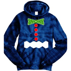 Gingerbread Christmas Costume Tie Dye Hoodie