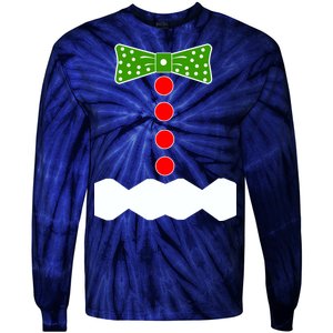 Gingerbread Christmas Costume Tie-Dye Long Sleeve Shirt