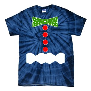 Gingerbread Christmas Costume Tie-Dye T-Shirt