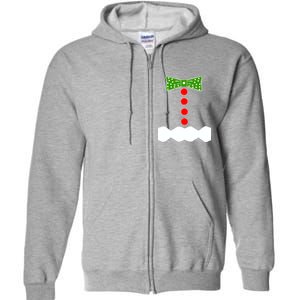 Gingerbread Christmas Costume Full Zip Hoodie