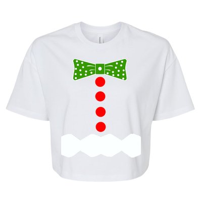 Gingerbread Christmas Costume Bella+Canvas Jersey Crop Tee